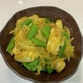 金木犀と山茶花's cooksnap of when they made カジキとスナップエンドウのカレー炒め.