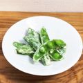 horseland's cooksnap of when they made シンプル☆スナップエンドウのマヨ醤油和え.