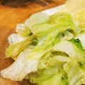 しんにし's cooksnap of when they made 焼きレタスのナムル.
