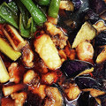 sooh68's cooksnap of when they made 簡単お魚料理【かじきとお茄子の揚げ浸し】.