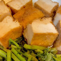 やよい・M's cooksnap of when they made 厚揚げとカブの葉のじゅわっと煮.