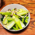 Leona0727's cooksnap of when they made 小松菜としめじの卵炒め【中華風】.