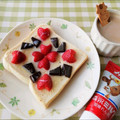 Newチヨコっと♪'s cooksnap of when they made ハート型になる♡いちごの切り方.