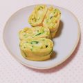 まあまま☆0403's cooksnap of when they made ズッキーニとコーンの優しい風味❀卵焼き.