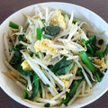 最高ﾋﾟｰﾏｿ's cooksnap of when they made もやしとほうれん草の卵とじ.