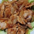 ナーちゃん's cooksnap of when they made 節約！豚ロース(豚バラ)の照り焼き丼♪.