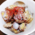 ひなたのねこやなぎ's cooksnap of when they made 簡単！レンジで作る あさりの酒蒸し.