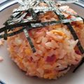 withスマーフ's cooksnap of when they made しば漬けでチャーハン☆.