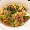 ♡pink's cooksnap of when they made 春キャベツとパンチェッタのパスタ.