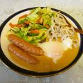 龍青空ママ's cooksnap of when they made 1人ランチに♬野菜炒めとカレーのプレート.