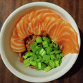 inLondon's cooksnap of when they made サーモンとネギ納豆和え.