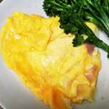 そらてんママ's cooksnap of when they made ふわっふわ ベーコンのオムレツ.