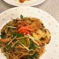 マコミコ's cooksnap of when they made 京揚げと水菜の焼きそば.