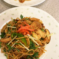 マコミコ's cooksnap of when they made 京揚げと水菜の焼きそば.