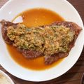 黒いエプロンのタイ人's cooksnap of when they made 青じその風味が生きてる！和風ステーキ.