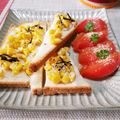 ぱふ♪'s cooksnap of when they made ごま香る　コーンマヨトースト.