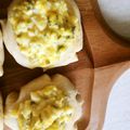 あんこだよ。's cooksnap of when they made お花のたまごサラダパン＊イースターお花見.