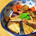 きあらわん's cooksnap of when they made ぶりと根菜のピリ辛照り焼き.