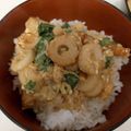 biss-love's cooksnap of when they made 伝家の宝刀！これはウマイ☆長ネギちくわ丼.