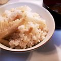 ぷにぷに～mama's cooksnap of when they made 筍ご飯.