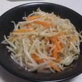 きらり流れ星's cooksnap of when they made もやしとにんじんのポン酢梅いため.