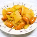 ＠迷子＠'s cooksnap of when they made 孫が大好きな♪ウインナーと大根の煮物.