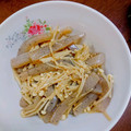 りえー。's cooksnap of when they made コンニャクとエノキの甘辛焼肉風炒め.