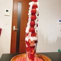 Rika☆Rin's cooksnap of when they made いちごパフェ　お家で特大苺パフェに挑戦　.