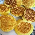 うさまる．'s cooksnap of when they made コーンフラワーでホットケーキ.