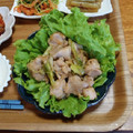 noaさん's cooksnap of when they made 鶏ももとネギのゴマだれ炒め.