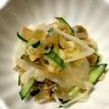 クックY17585☆'s cooksnap of when they made ザーサイと新玉ねぎときゅうりの和え物.