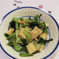 ティグス's cooksnap of when they made 小松菜と油揚げの煮浸し.