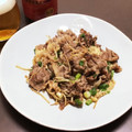 居酒屋まるみ's cooksnap of when they made 牛肉とえのき茸のオイスターソース炒め.