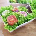 Yukiまむ's cooksnap of when they made お弁当にも！バラかまぼこのブーケサラダ.