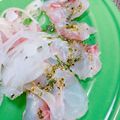ｴﾘﾝｷﾞパン's cooksnap of when they made ✿鯛のカルパッチョ＠ディルドレッシング✿.