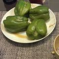 （の_の。）'s cooksnap of when they made 俺の丸ごとピーマンの肉詰め.