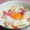 リッカロッカ's cooksnap of when they made カルボナーラ風＊レンジでリゾット.