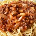 ドイツ在住主婦's cooksnap of when they made 簡単！お店で食べるようなボロネーゼ.