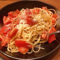 あさちゃんちゃんん's cooksnap of when they made 簡単！トマトと粉チーズの冷製パスタ.
