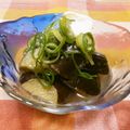 DELFT★BLUE's cooksnap of when they made 10分！冷凍揚げなすのかんたん♪おひたし.
