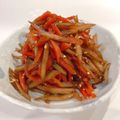 パイナップルkitchen's cooksnap of when they made 簡単！おいしぃ☆きんぴらごぼう♪.