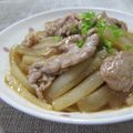 caramel-cookie's cooksnap of when they made 大根と豚肉の煮.