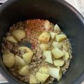 akitchen15's cooksnap of when they made 里いものそぼろ煮.