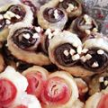 Nöööla♡'s cooksnap of when they made バレンタイン♡くるくるハートのチョコパイ.