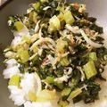 陸んちゅ♪'s cooksnap of when they made かぶの葉の明太子炒め【ご飯のお供】.