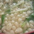 あゆたっくん's cooksnap of when they made 水菜とたぬきのスピード味噌汁☆.