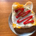 chikinda's cooksnap of when they made フライパンでハムチーズエッグトースト.