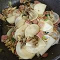 あっちゃんばあ's cooksnap of when they made 薬膳★しめじとカブのベーコン炒め.