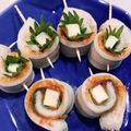 ＊ミニトマト＊'s cooksnap of when they made ちくわの梅しそ・海苔チーズ巻き.