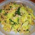 ブランシュkuu's cooksnap of when they made にらとキャベツのチャーハン.